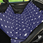 American Little Star Pattern Print Pet Car Back Seat Cover