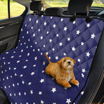 American Little Star Pattern Print Pet Car Back Seat Cover