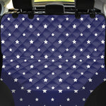 American Little Star Pattern Print Pet Car Back Seat Cover