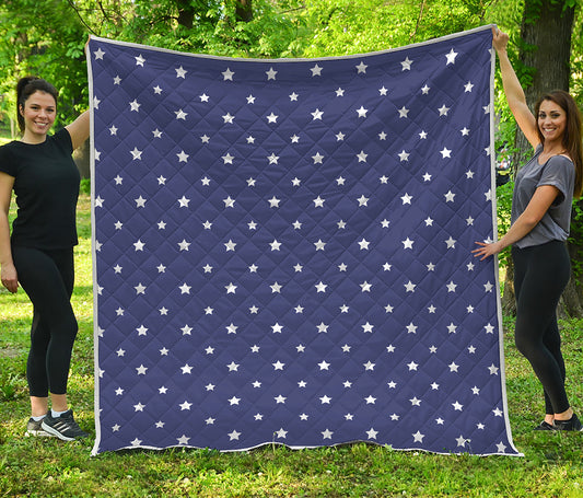 American Little Star Pattern Print Quilt