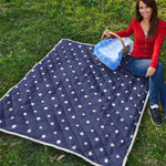 American Little Star Pattern Print Quilt