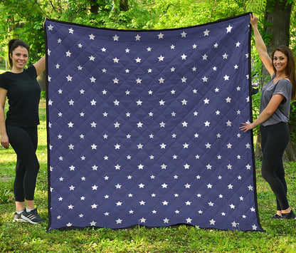 American Little Star Pattern Print Quilt