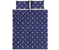 American Little Star Pattern Print Quilt Bed Set