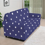 American Little Star Pattern Print Sofa Cover