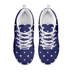 American Little Star Pattern Print White Sneakers