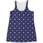American Little Star Pattern Print Women's Racerback Tank Top