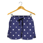 American Little Star Pattern Print Women's Shorts