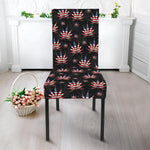 American Marijuana Leaf Pattern Print Dining Chair Slipcover