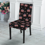 American Marijuana Leaf Pattern Print Dining Chair Slipcover