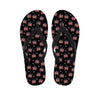 American Marijuana Leaf Pattern Print Flip Flops