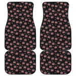 American Marijuana Leaf Pattern Print Front and Back Car Floor Mats