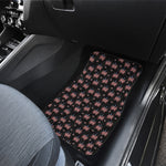 American Marijuana Leaf Pattern Print Front and Back Car Floor Mats