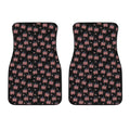 American Marijuana Leaf Pattern Print Front Car Floor Mats