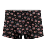 American Marijuana Leaf Pattern Print Men's Boxer Briefs