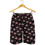 American Marijuana Leaf Pattern Print Men's Shorts