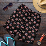 American Marijuana Leaf Pattern Print Men's Shorts