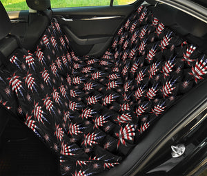 American Marijuana Leaf Pattern Print Pet Car Back Seat Cover