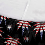 American Marijuana Leaf Pattern Print Sofa Cover