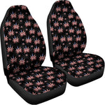 American Marijuana Leaf Pattern Print Universal Fit Car Seat Covers