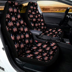 American Marijuana Leaf Pattern Print Universal Fit Car Seat Covers