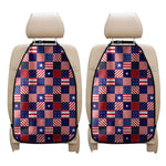 American Patriotic Patchwork Print Car Seat Organizers