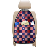 American Patriotic Patchwork Print Car Seat Organizers