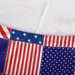 American Patriotic Patchwork Print Sofa Cover
