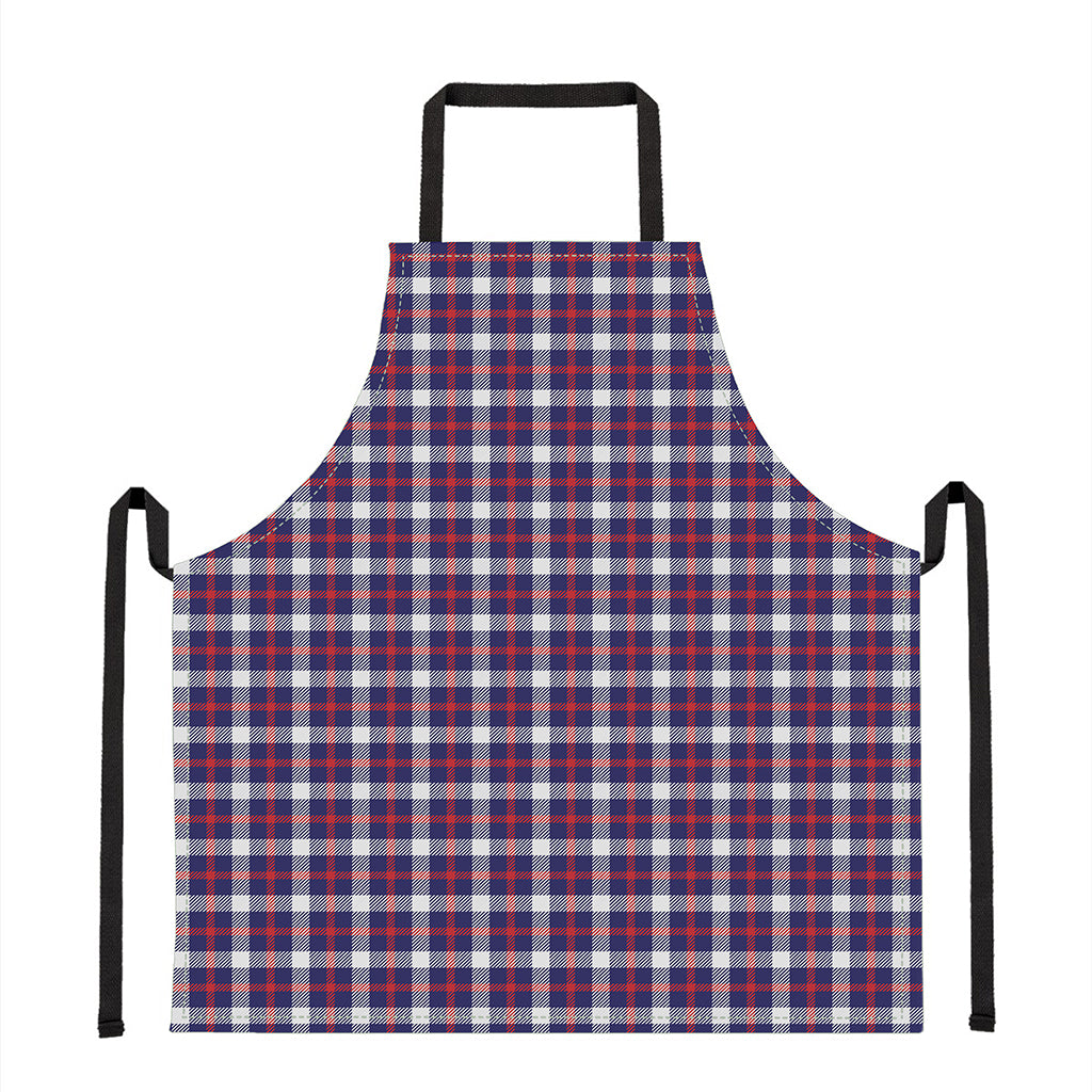 American Patriotic Plaid Print Apron