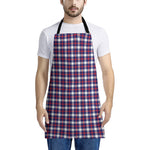 American Patriotic Plaid Print Apron