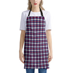 American Patriotic Plaid Print Apron