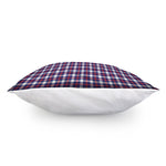 American Patriotic Plaid Print Pillow Cover