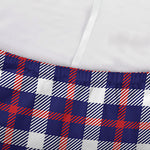 American Patriotic Plaid Print Sofa Cover