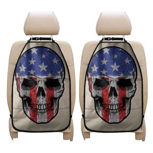 American Patriotic Skull Print Car Seat Organizers