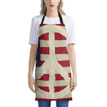 American Peace Flag Print Apron