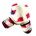 American Peace Flag Print Boxing Gloves