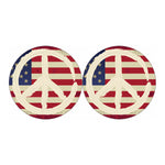American Peace Flag Print Car Coasters