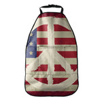 American Peace Flag Print Car Seat Organizers