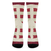 American Peace Flag Print Crew Socks