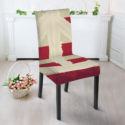American Peace Flag Print Dining Chair Slipcover