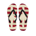 American Peace Flag Print Flip Flops