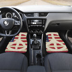 American Peace Flag Print Front Car Floor Mats