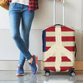 American Peace Flag Print Luggage Cover