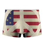 American Peace Flag Print Men's Boxer Briefs