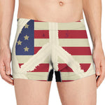 American Peace Flag Print Men's Boxer Briefs