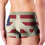 American Peace Flag Print Men's Boxer Briefs