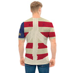 American Peace Flag Print Men's T-Shirt