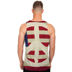 American Peace Flag Print Men's Tank Top
