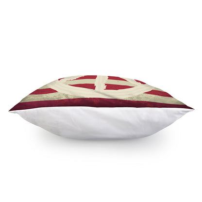 American Peace Flag Print Pillow Cover