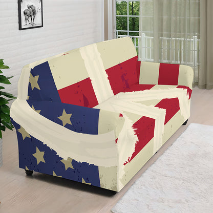 American Peace Flag Print Sofa Cover