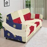American Peace Flag Print Sofa Cover